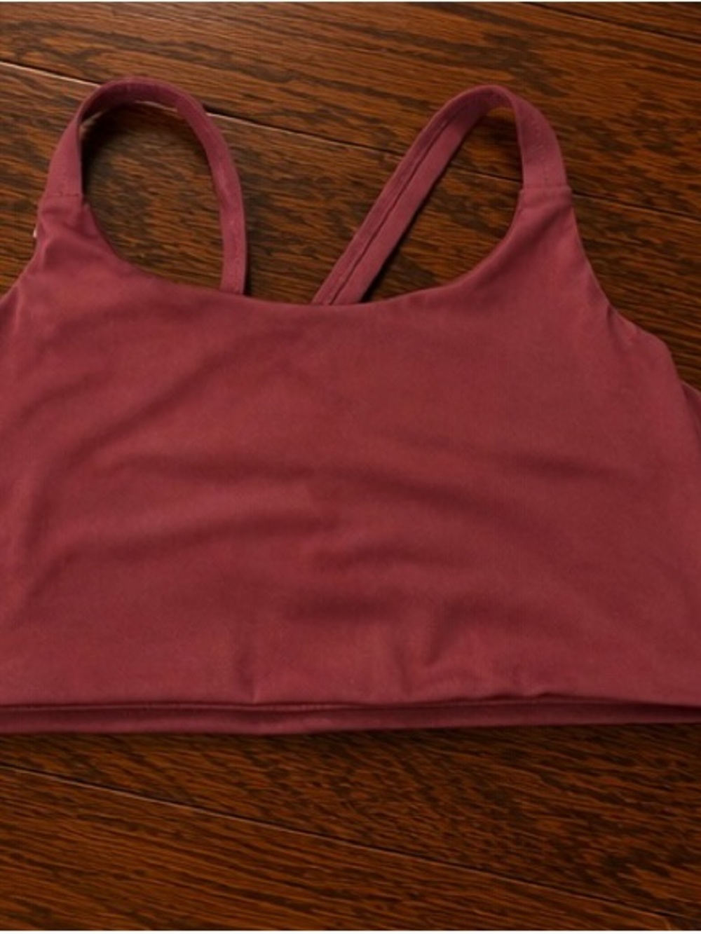 girlfriend collective Seamless Bralette - Mauve Rose